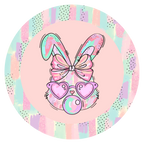 Bunny Pop-Art Car Freshie