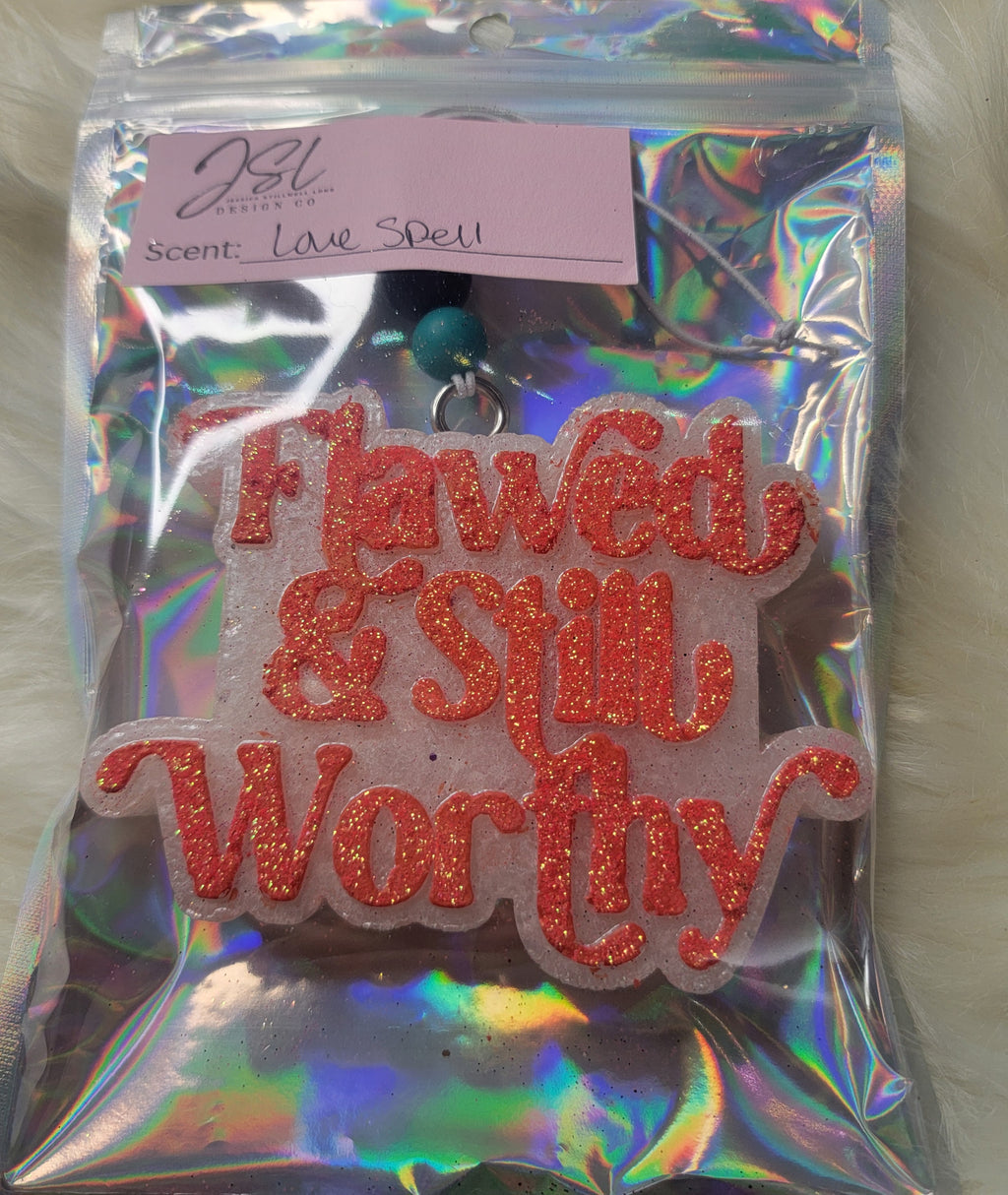 Flawed & Still Worthy Car Freshie