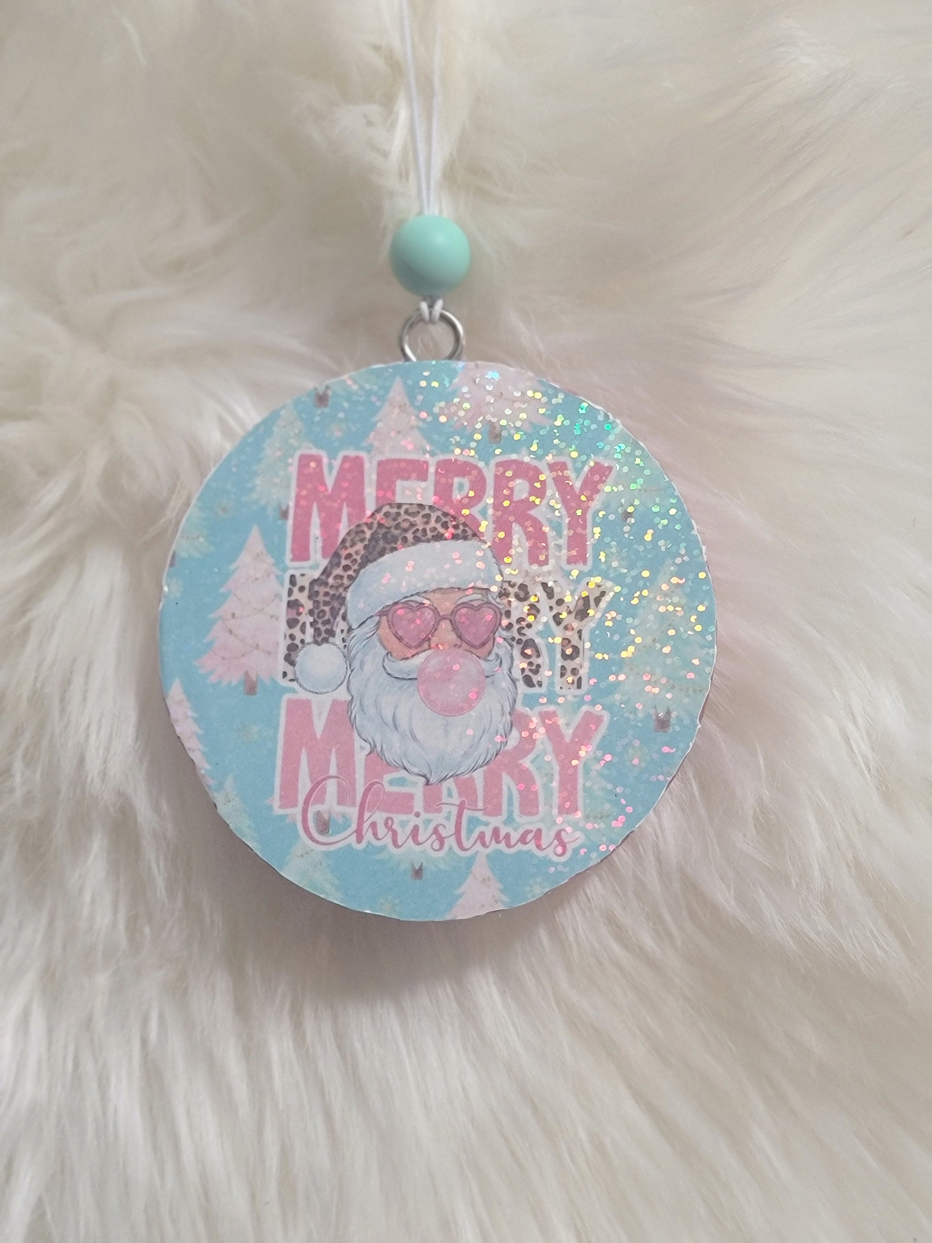 Cheetah Santa Car Freshie