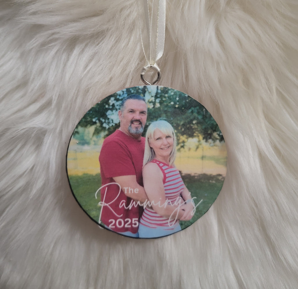 Custom Photo Circle Freshie