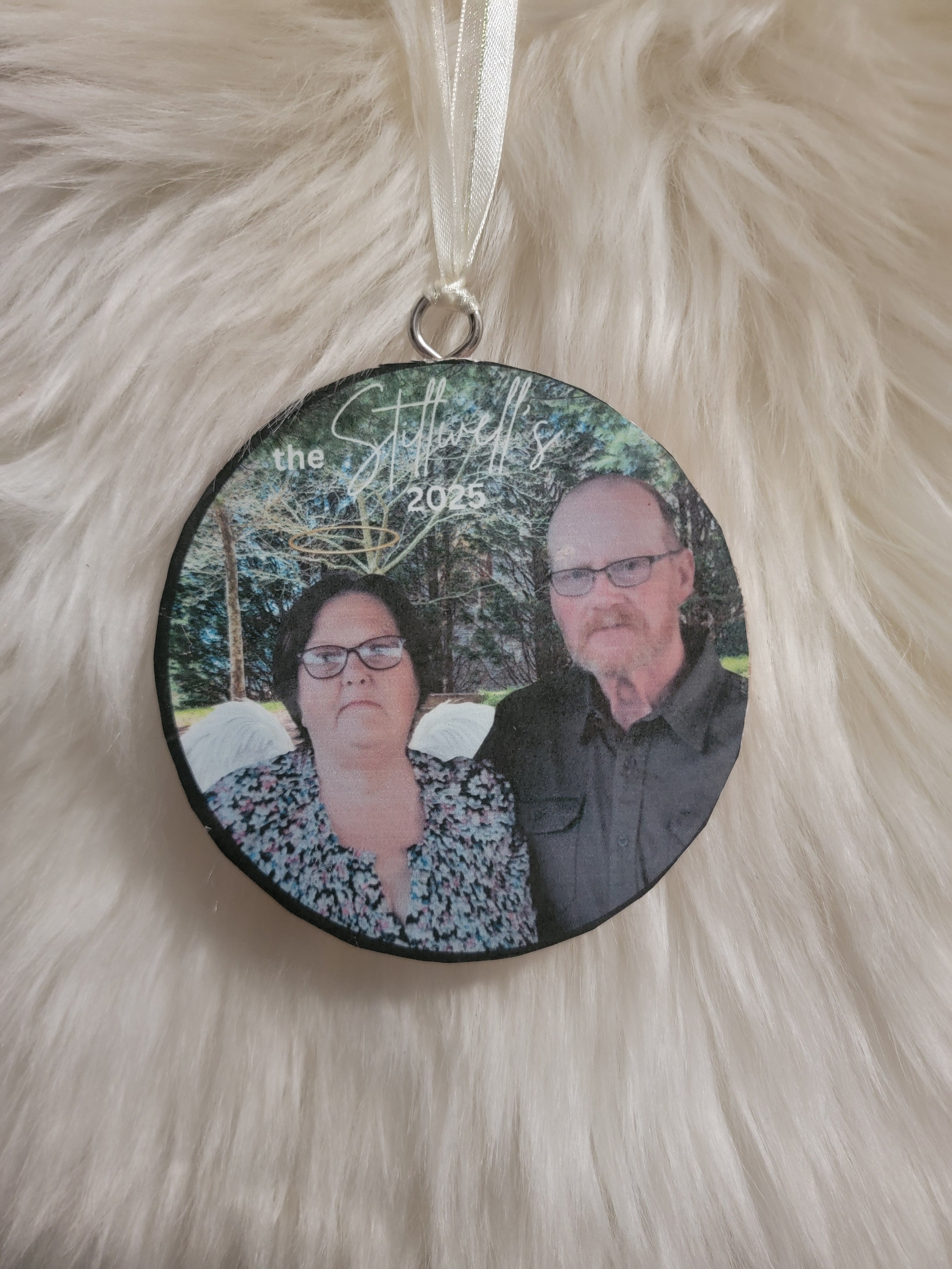 Custom Photo Circle Freshie