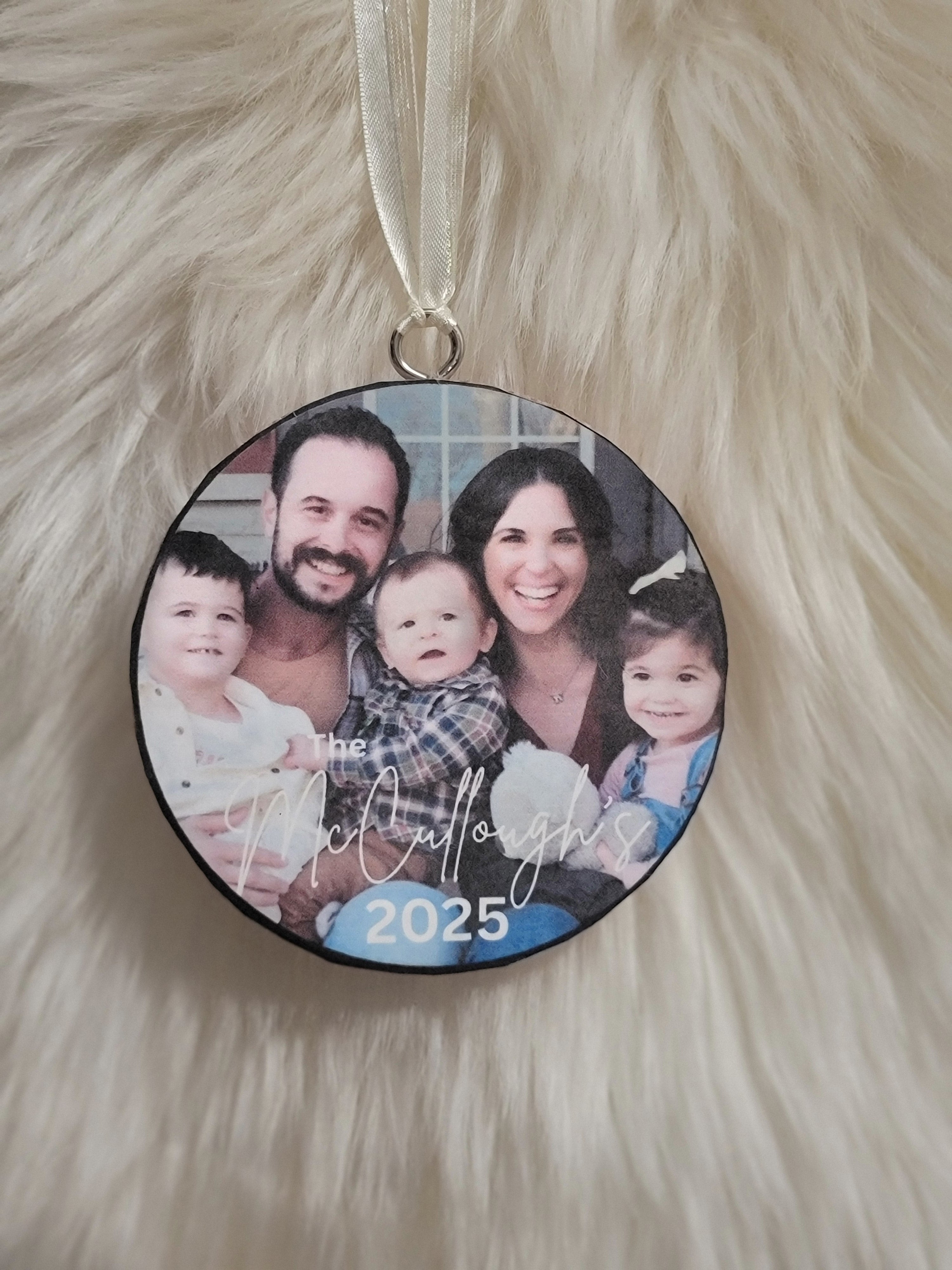 Custom Photo Circle Freshie