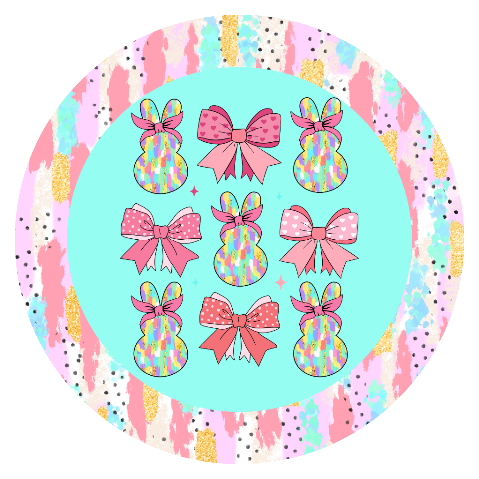 Bunnies and Bows Car Freshie