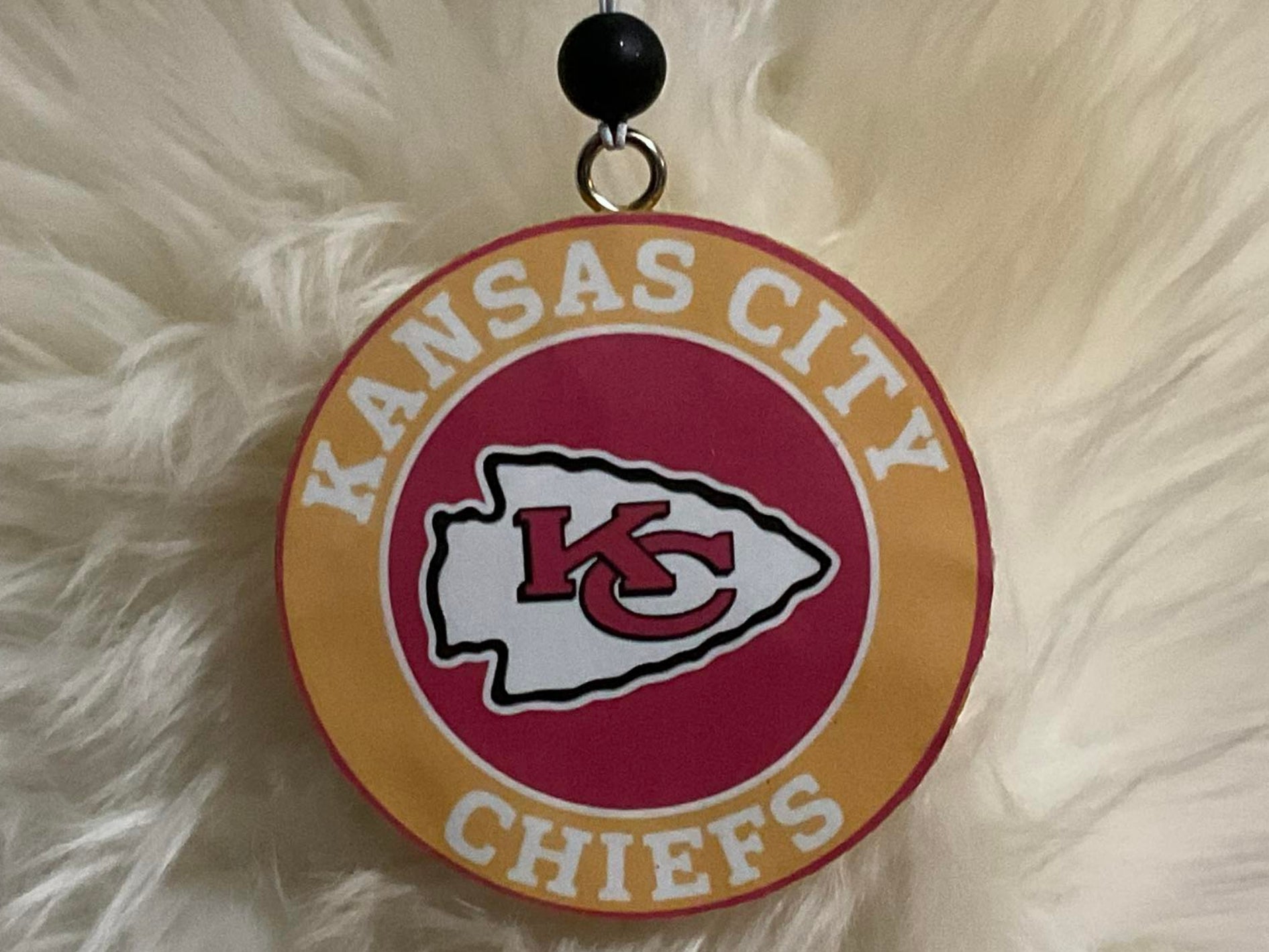 KC Chief's Circle Car Freshie