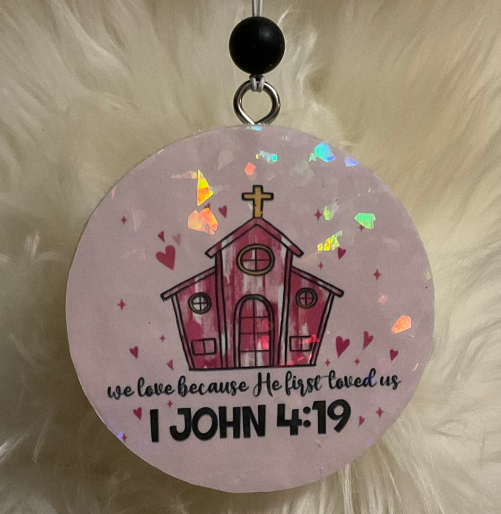 1 John 4:19 Car Freshie