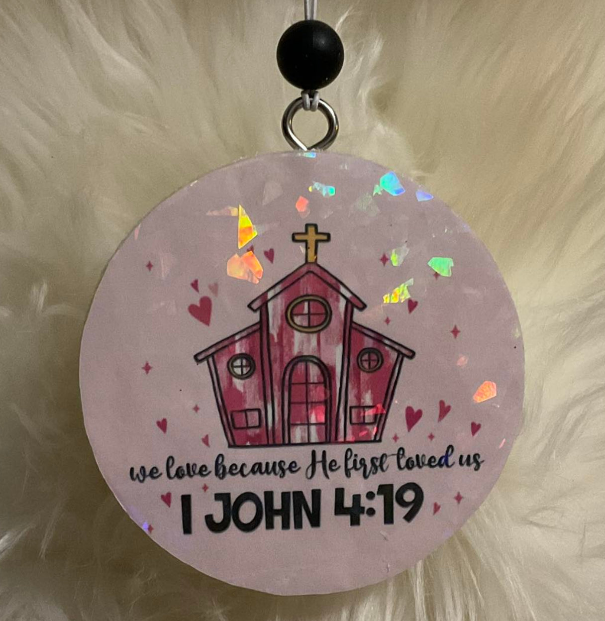 1 John 4:19 Car Freshie