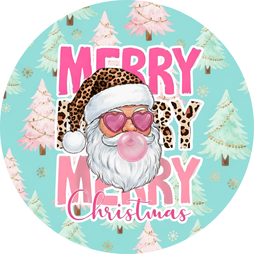 Cheetah Santa Car Freshie