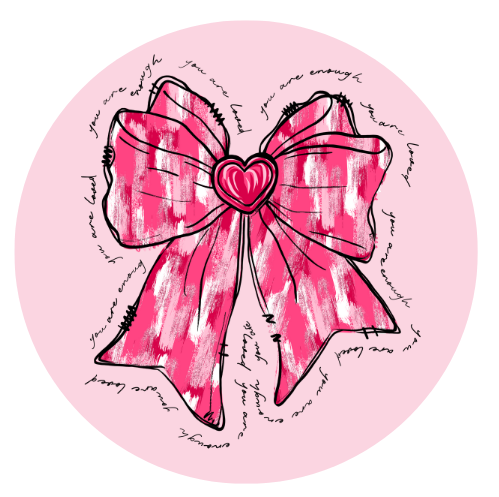 You are Loved Bow Car Freshie