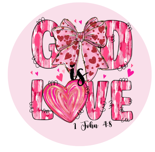 God is Love Car Freshie