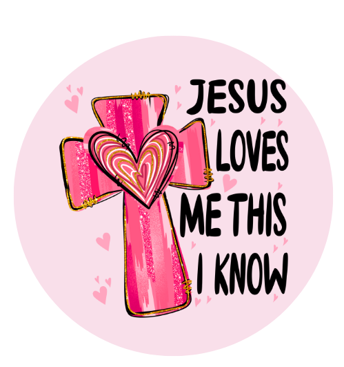 Jesus Loves me this I Know Car Freshie