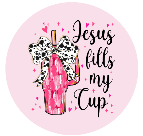 Jesus Fills my Cup Car Freshie