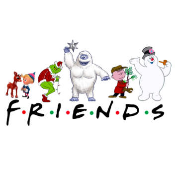 Christmas Friends Car Freshie